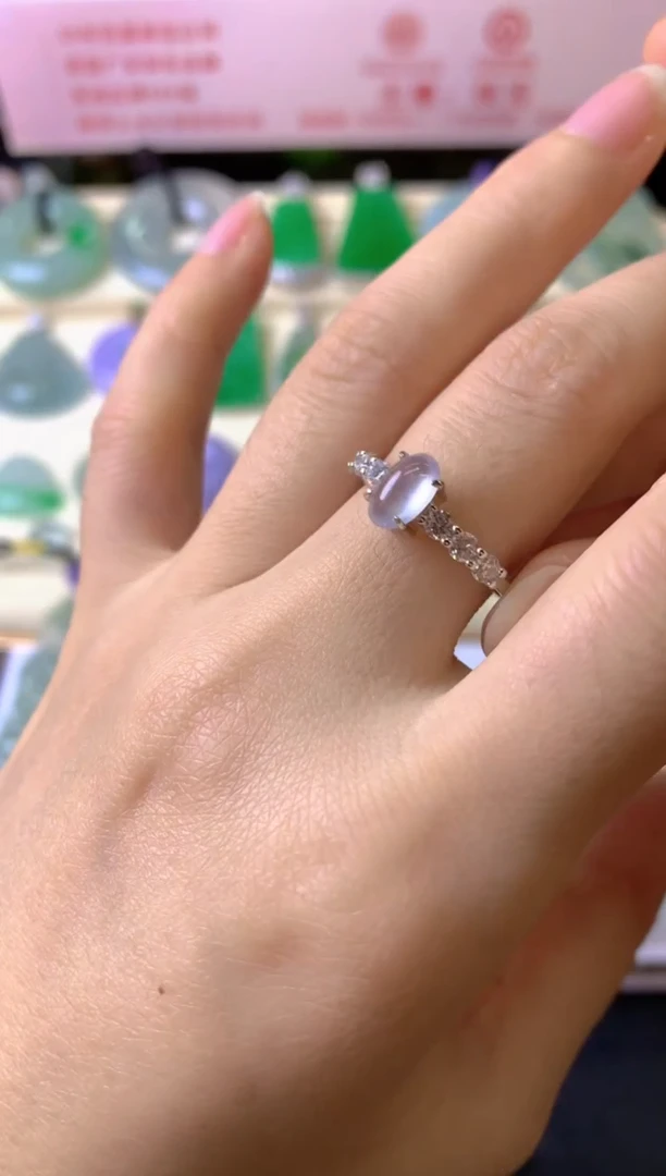 银S925镶嵌戒指翡翠k****o戒指