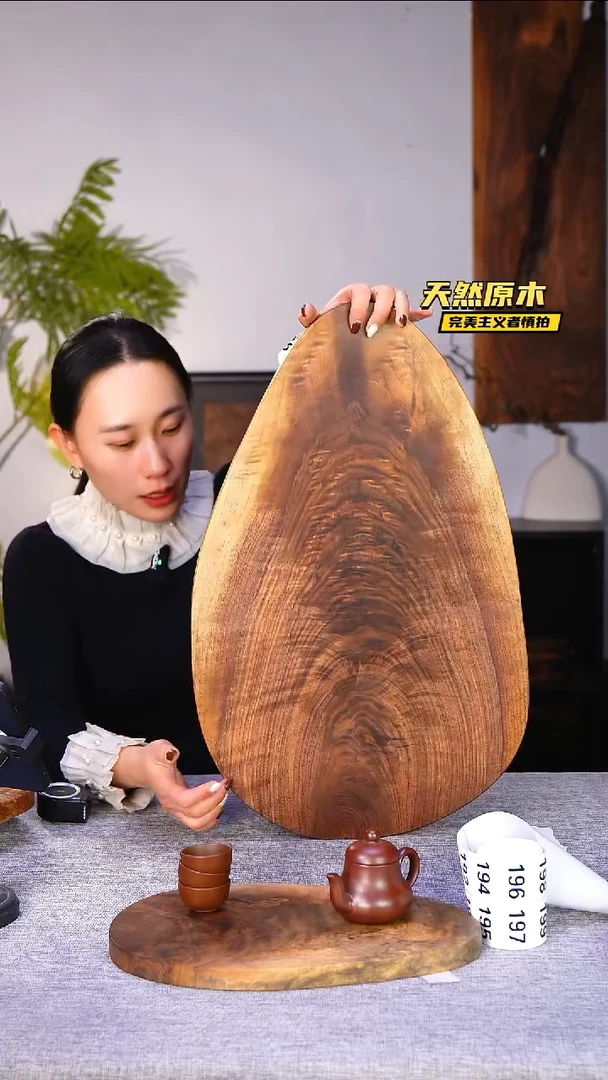 木北美黑胡桃原木.干裂疤结不属于商品质量问题完美主义者慎拍