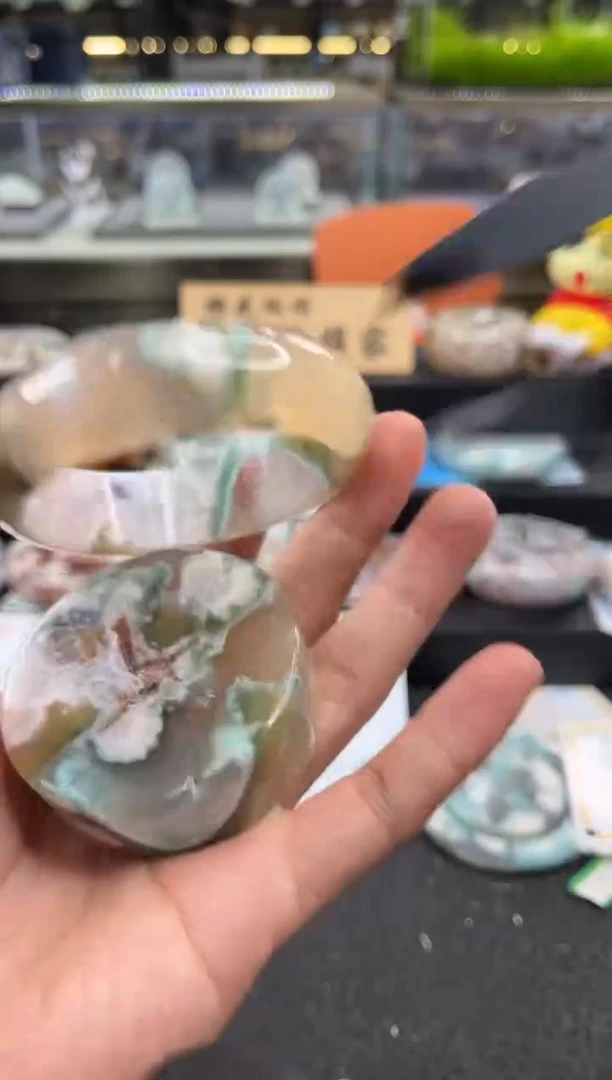 未镶嵌手镯石英质玉尘*丷圈口（赠品镯心）