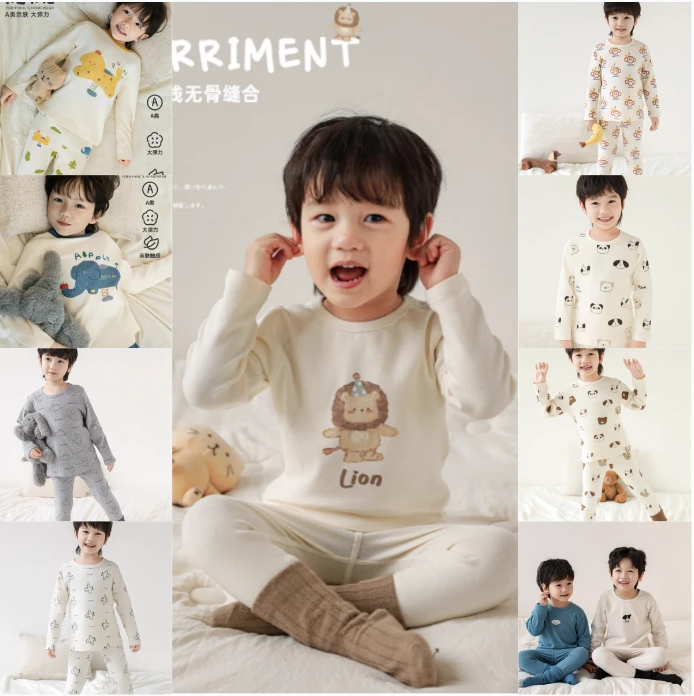 YOEHYAUL/幼悠【幼悠精选】【家居服组合】男童百搭休闲套装汉服FQ101