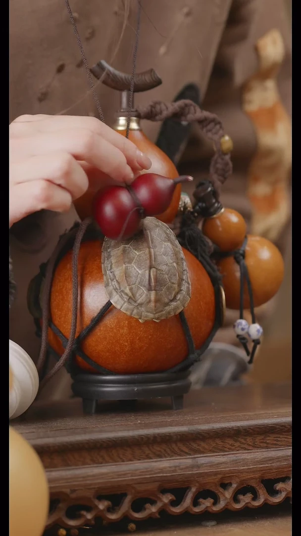 【闪购商品】15号精品天然大漆工艺防渗内胆酒葫芦~