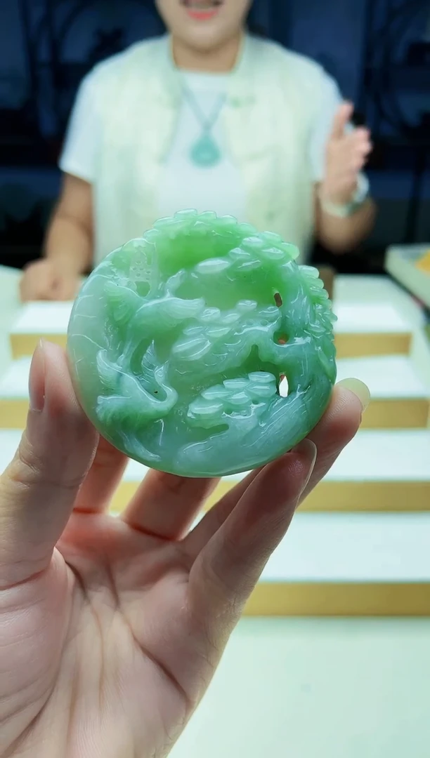 翡翠未镶嵌颈饰08070011多样性发其一