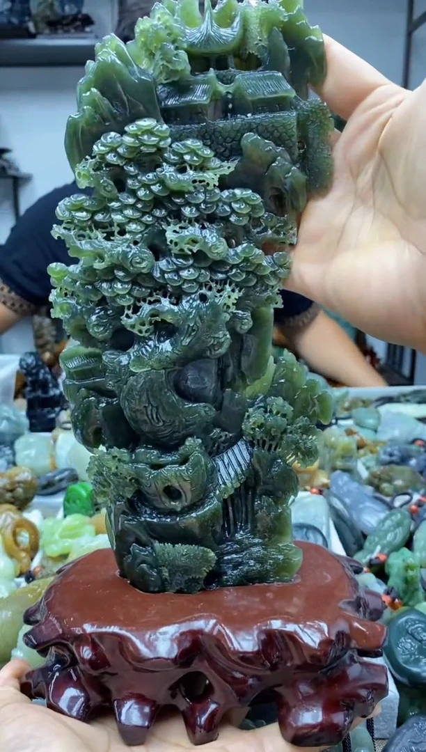 未镶嵌和田玉摆件1