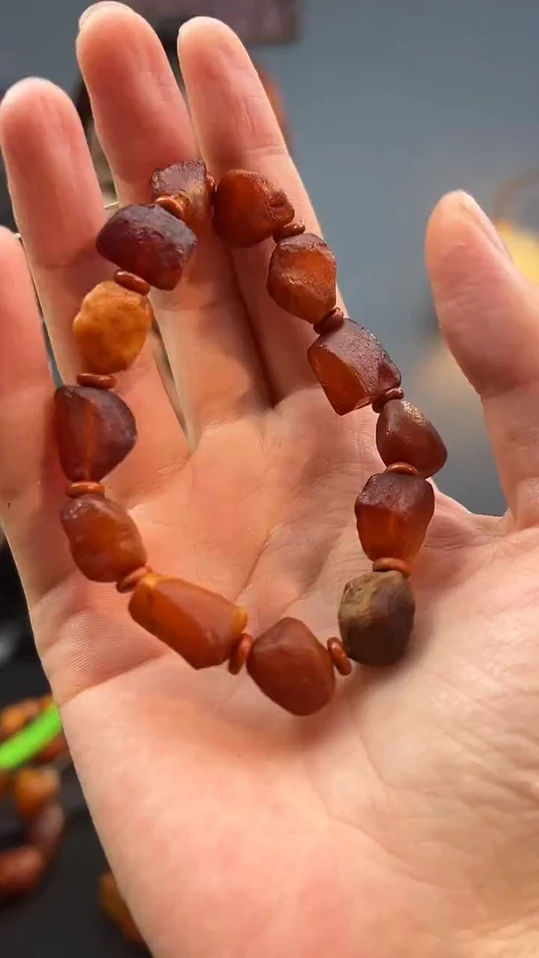 未镶嵌琥珀手串手串