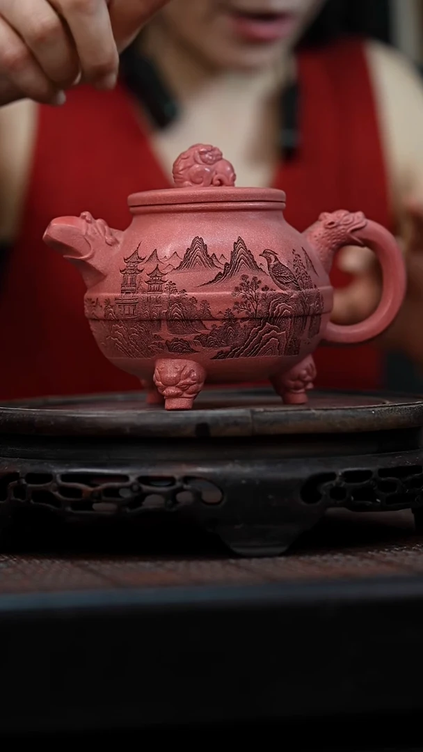 茶壶紫砂宜兴岁颐传砂原矿全手12
