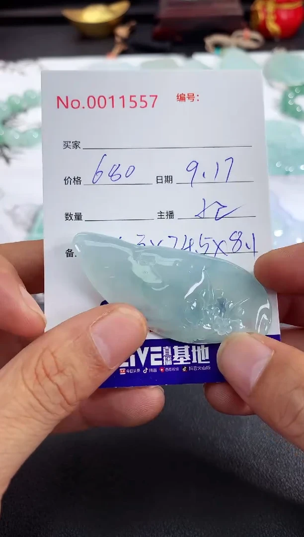 颈饰未镶嵌翡翠大**哥 大