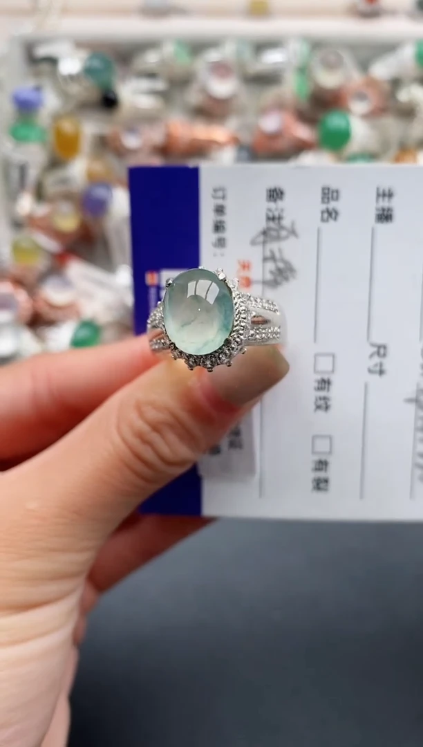 未镶嵌戒指翡翠缅甸天然A货翡翠55   2-10
