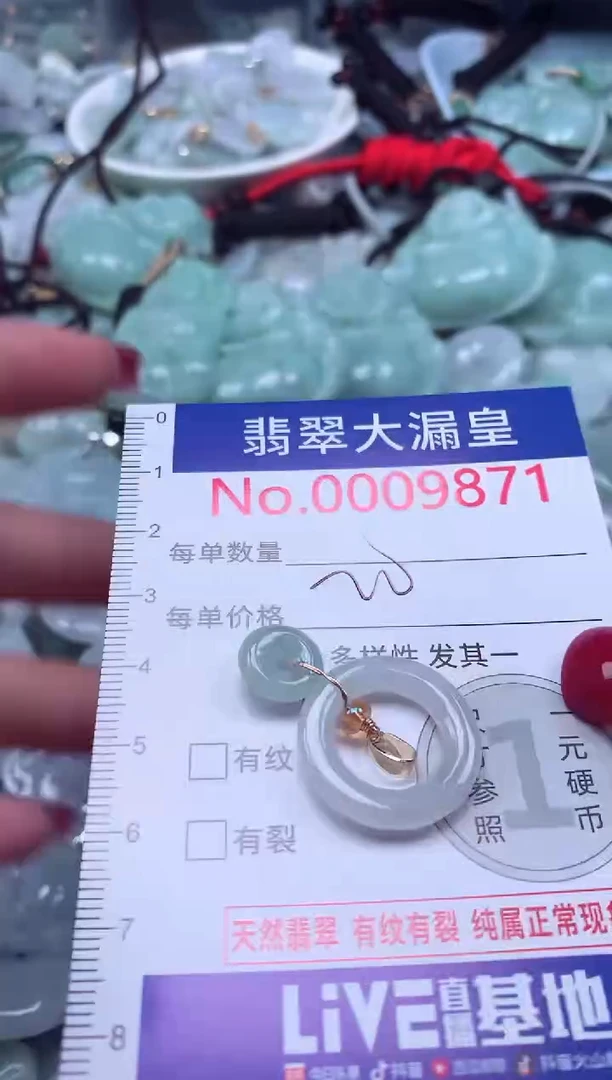 颈饰未镶嵌翡翠9871