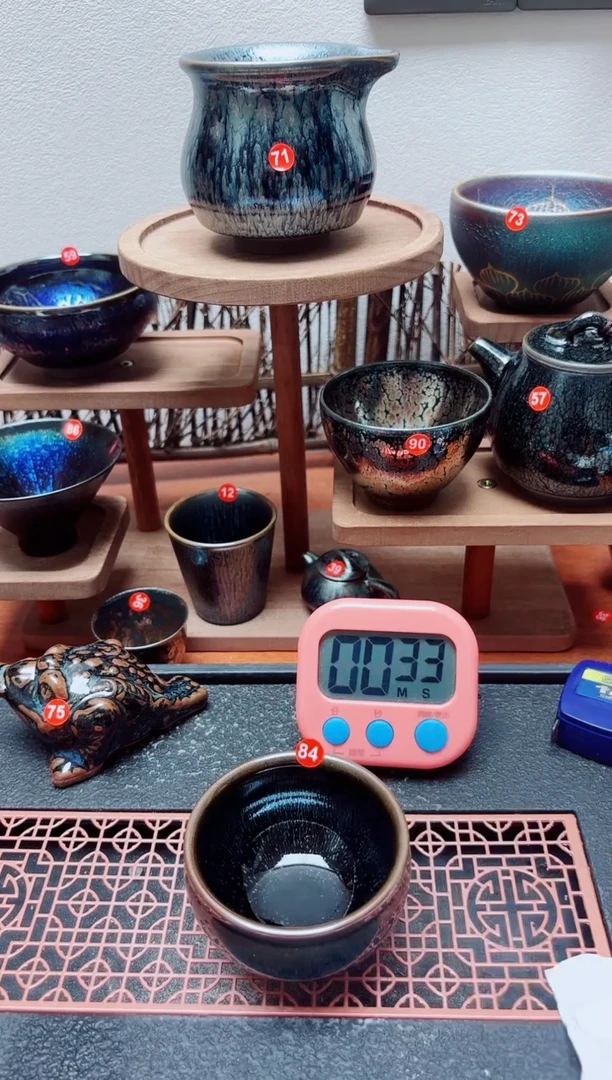 茶盏嗨**?84号建盏工匠茶器