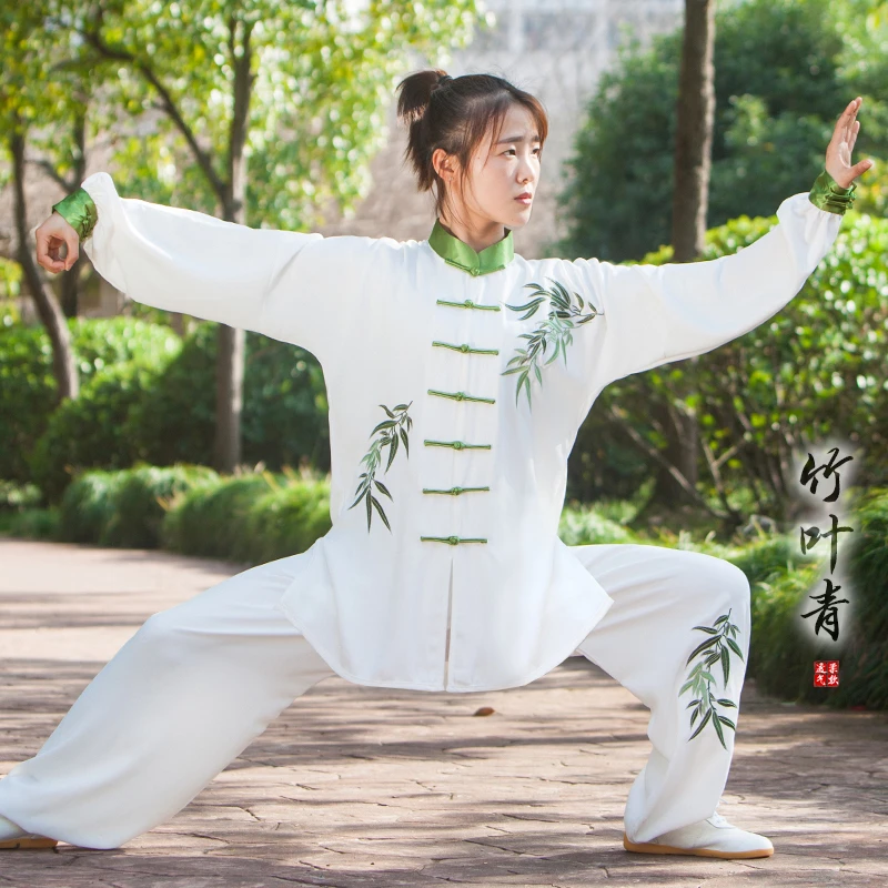 小和山太极服女款新款2025武术表演比赛太极拳八段锦练功服男春夏
