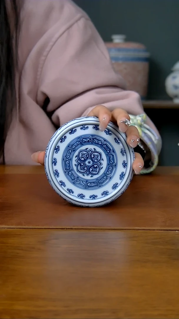 【闪购商品】陶瓷宝相纹盖置（新款）