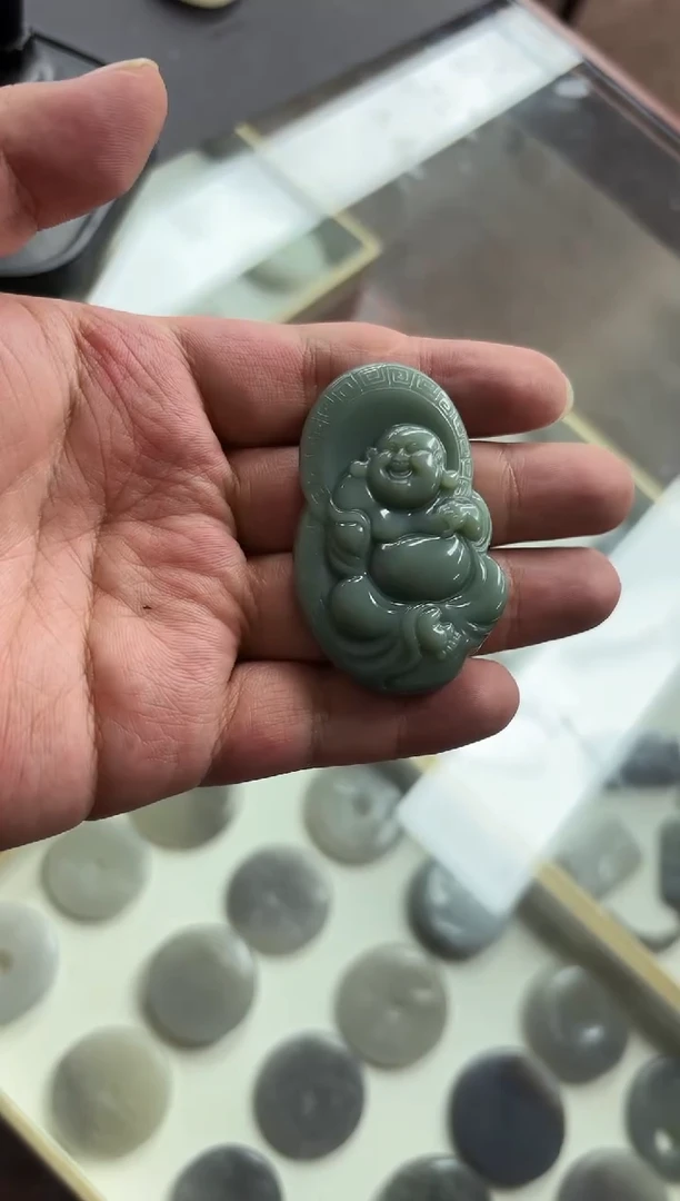 未镶嵌和田玉摆件弥勒佛