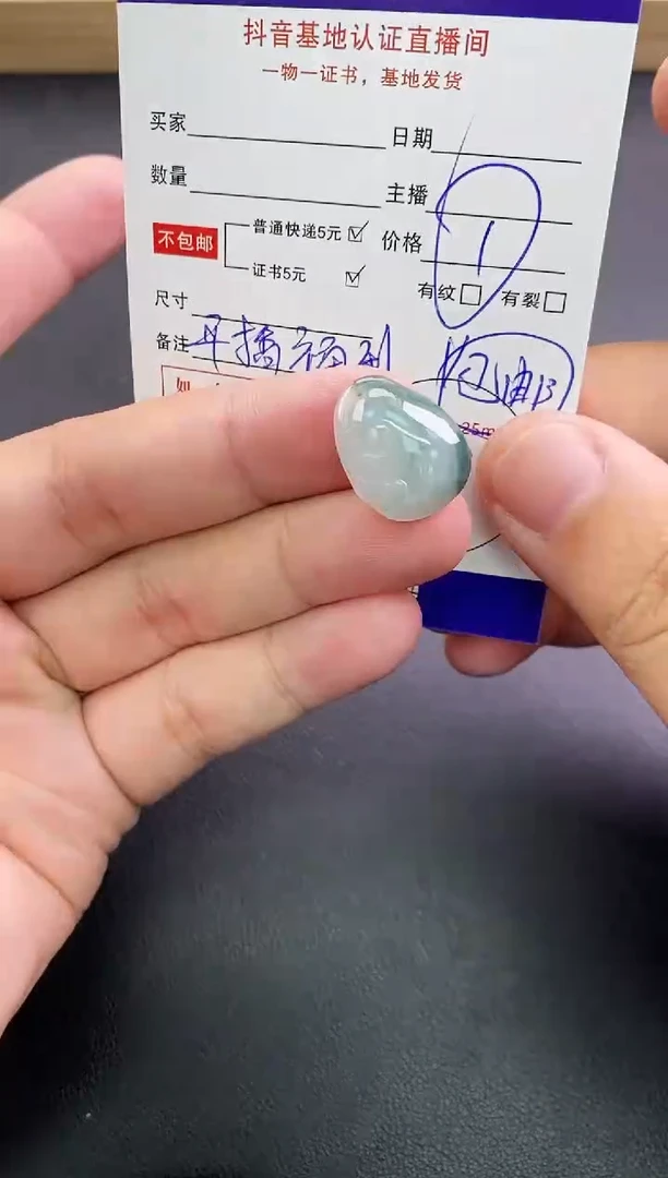 翡翠未镶嵌颈饰天然翡翠A货赠皮绳