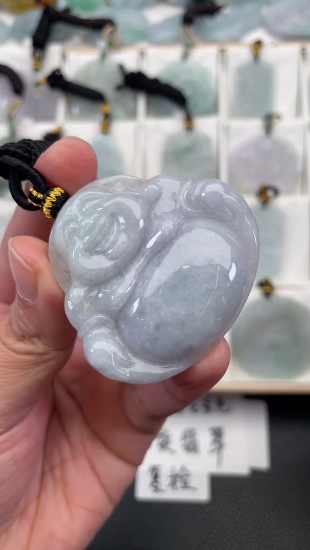 颈饰未镶嵌翡翠天然缅甸翡翠A货470