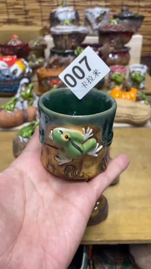 $****$007精美粗陶手工柴烧