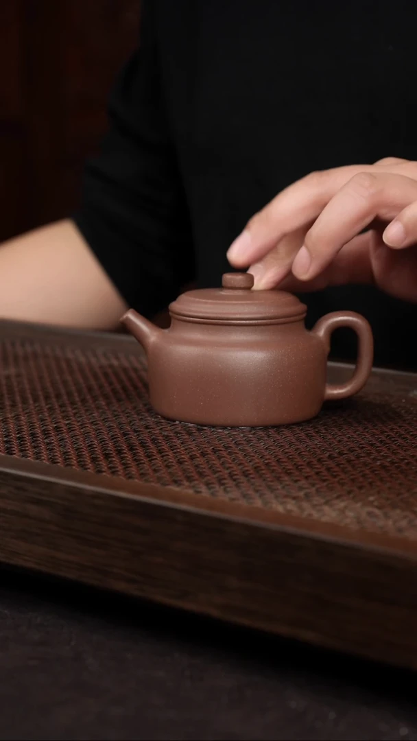 【闪购商品】紫砂茶壶老紫泥德钟