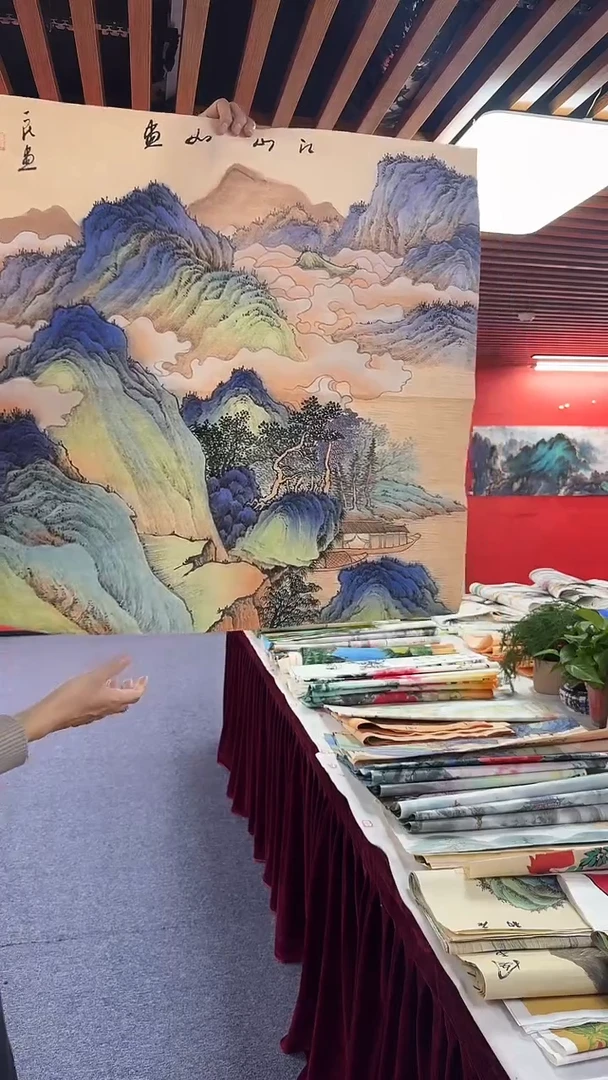 国画刘一民老师四尺斗方精品