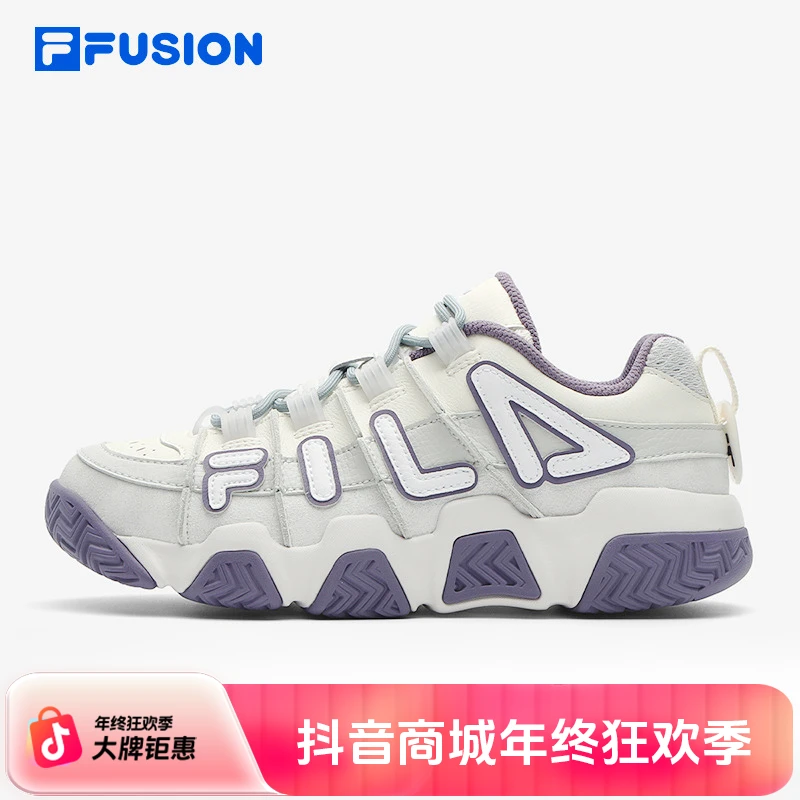 皮面包鞋丨FILA斐乐女鞋男女篮球鞋防滑耐磨复古运动舒适轻奢鞋子