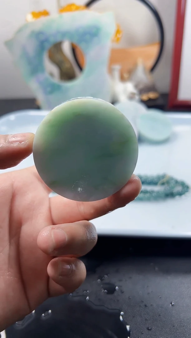 颈饰未镶嵌翡翠天然缅甸A货翡翠