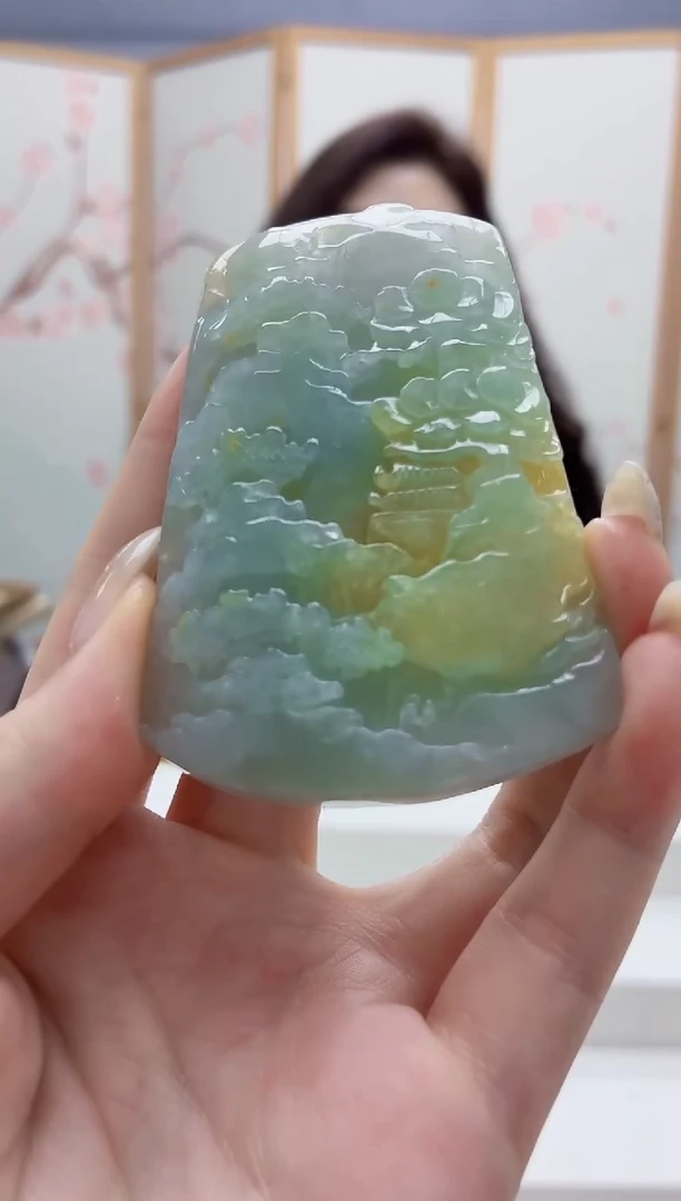 未镶嵌定制翡翠4829jw-毛货挂件28