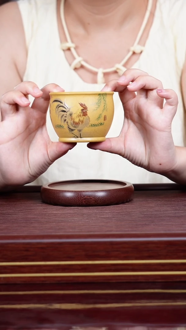 茶杯紫砂宜兴紫砂原矿主人杯