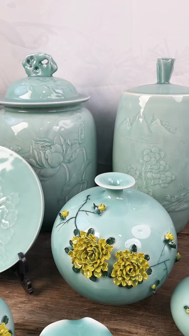 【闪购商品】纯手工 限时福利放漏 慧仙青瓷