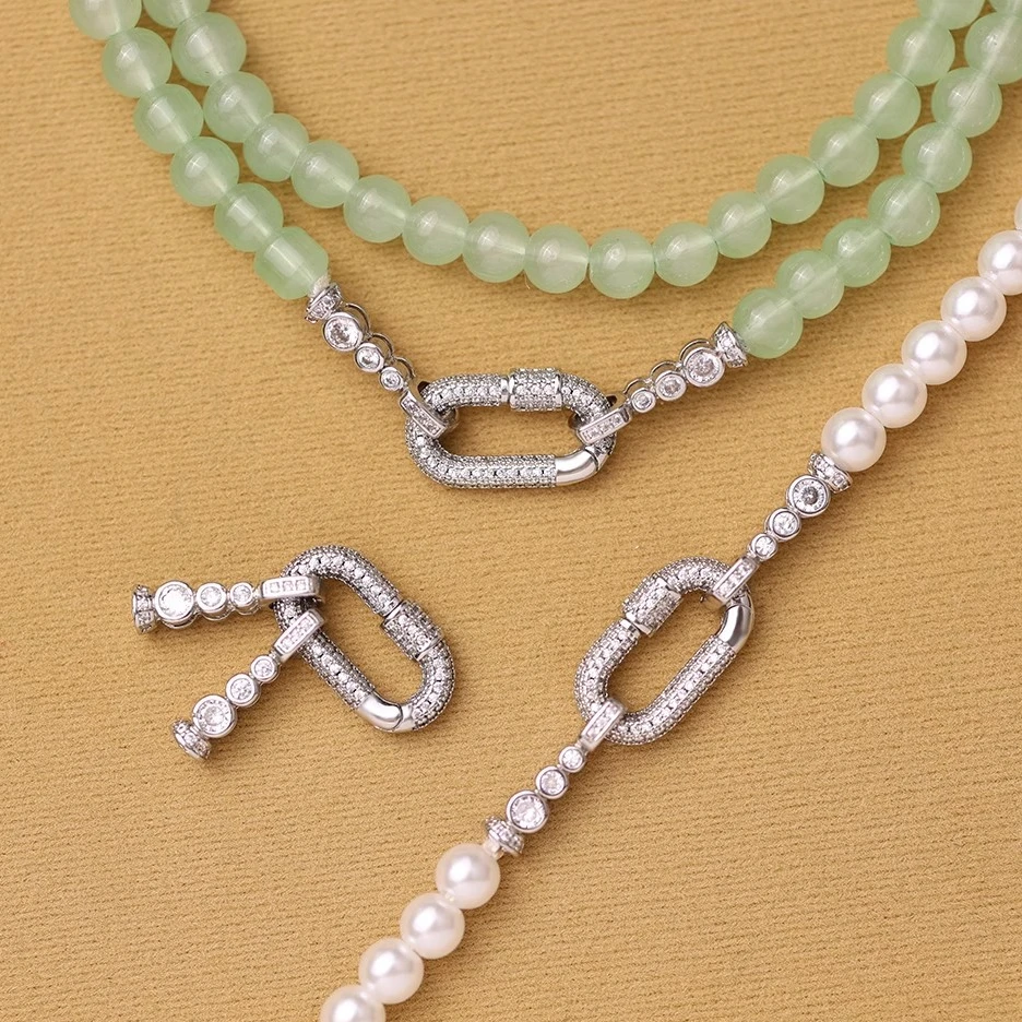 链条连接扣小米扣尾扣配件链回形针万能扣头项链扣头手链百搭