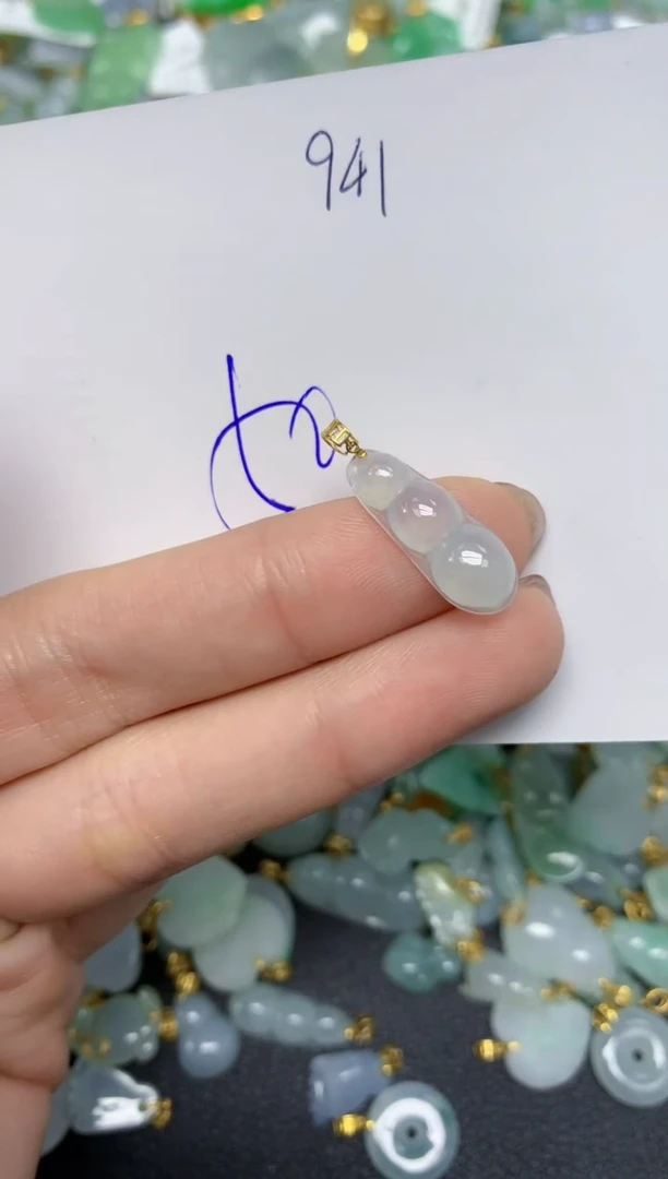 【闪购商品】翡翠颈饰18K金镶嵌 天然翡翠A货