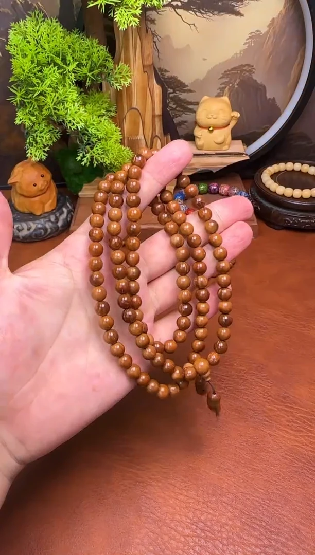 手串库克库克素圈108颗双圈