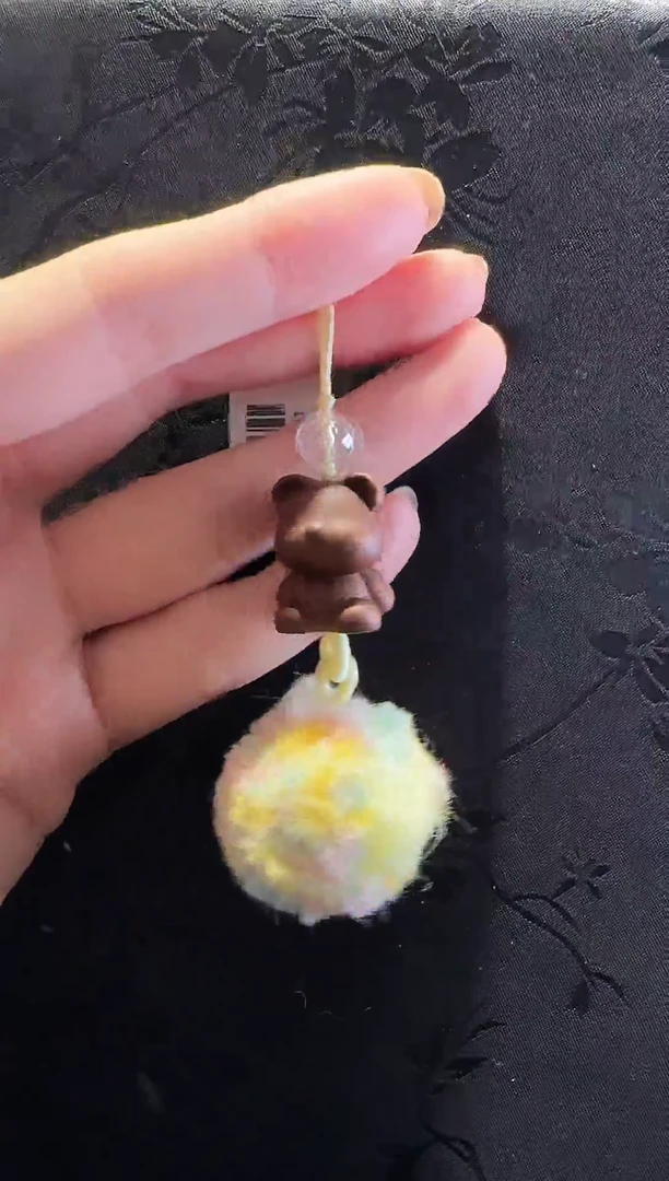 未镶嵌手绳水晶小熊多样性发货其一
