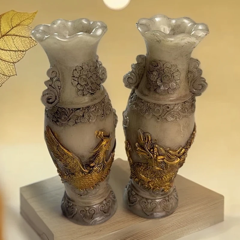 精品龙凤呈祥手工摆件（平）