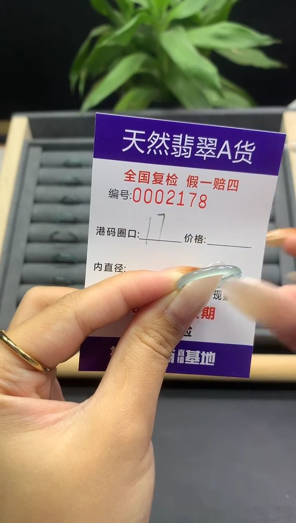 未镶嵌戒指翡翠天然  2178