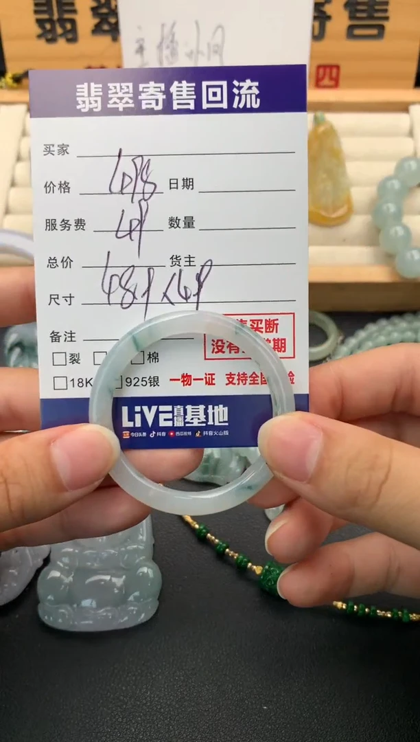 翡翠未镶嵌颈饰10140533