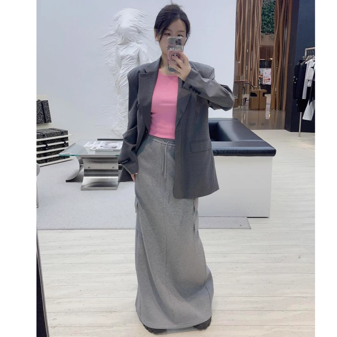 ANNAKIKI 休闲卫衣长半裙 3D1B1132H196