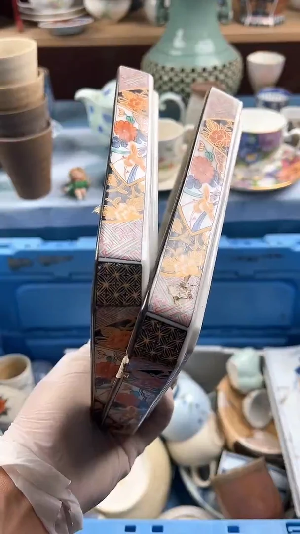 瓷片英歌瓷器满19.9包邮