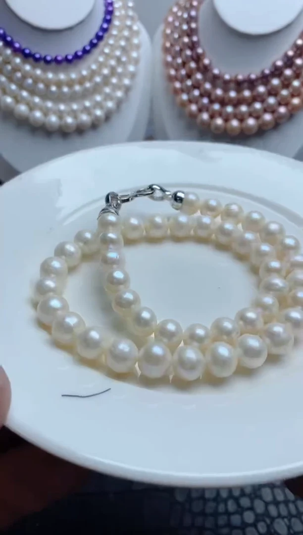 淡水珍珠未镶嵌颈饰2226