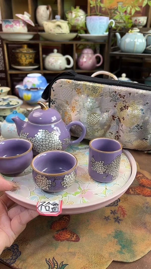 1壶3杯1个包包  不含盘