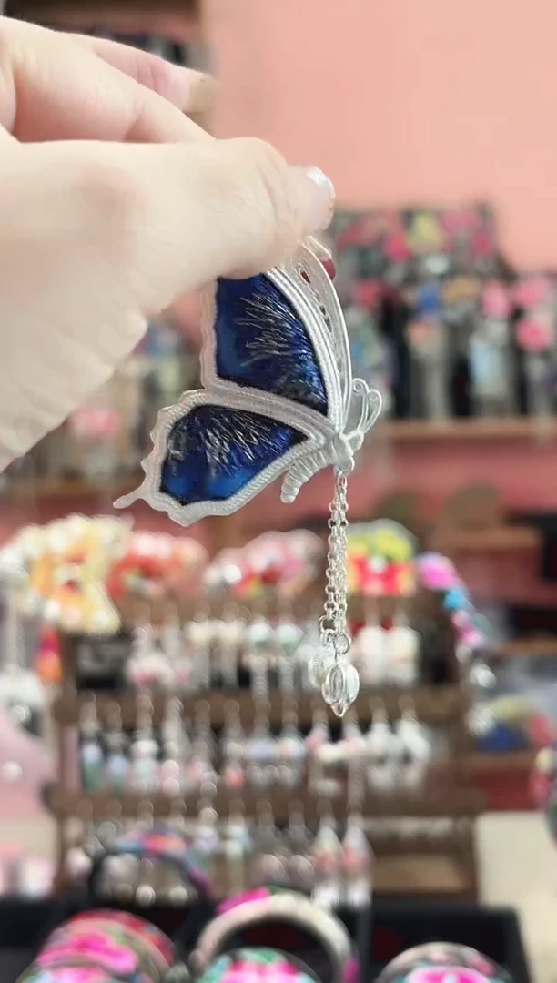 织绣艺枝独绣手工饰品238