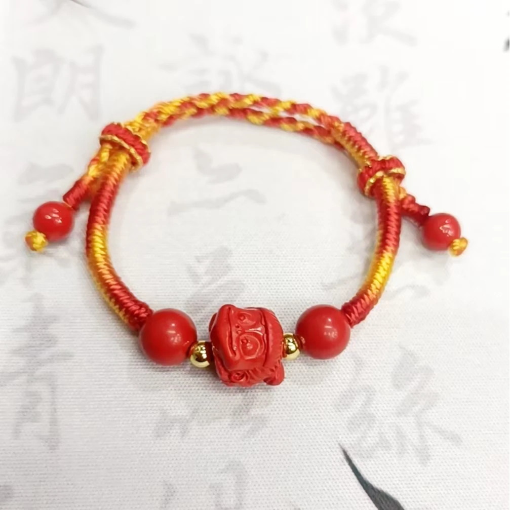 非金属树脂手链 哪吒纯手工精编情侣儿童手绳勇敢正义守护童心