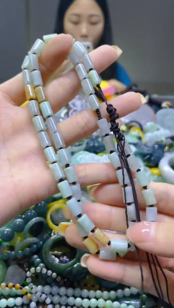 翡翠未镶嵌颈饰6MM/P/翡翠A货一图一物