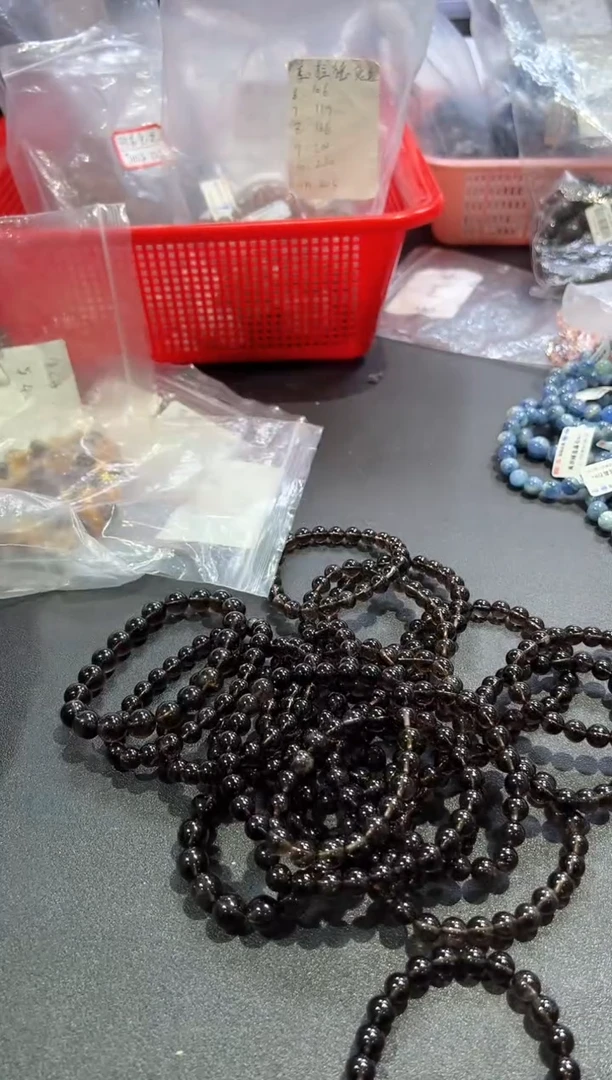 【闪购商品】水晶手串未镶嵌7-8茶晶