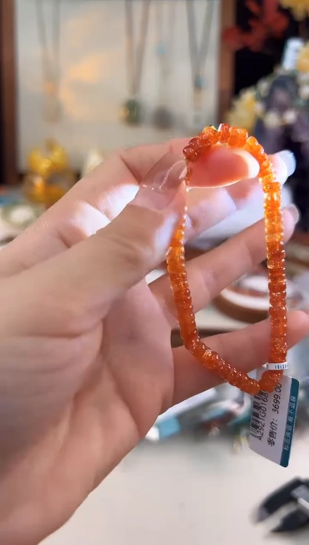 手链18K金镶嵌长石@@A2921G016859