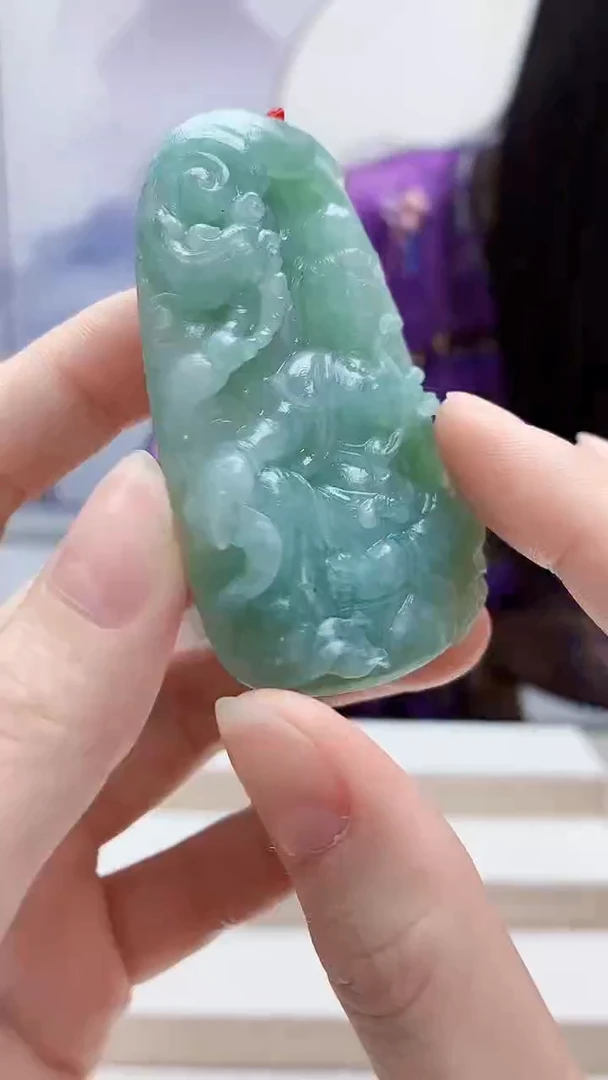 未镶嵌定制翡翠4812ry-毛货挂件45