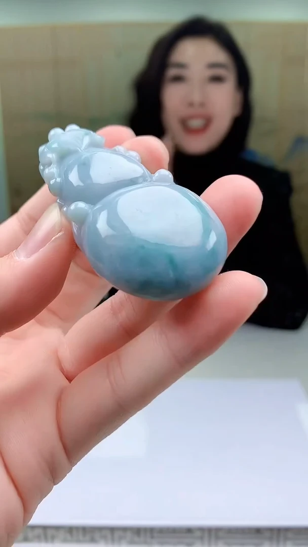 【闪购商品】定制翡翠未镶嵌4829bb-毛货挂件95