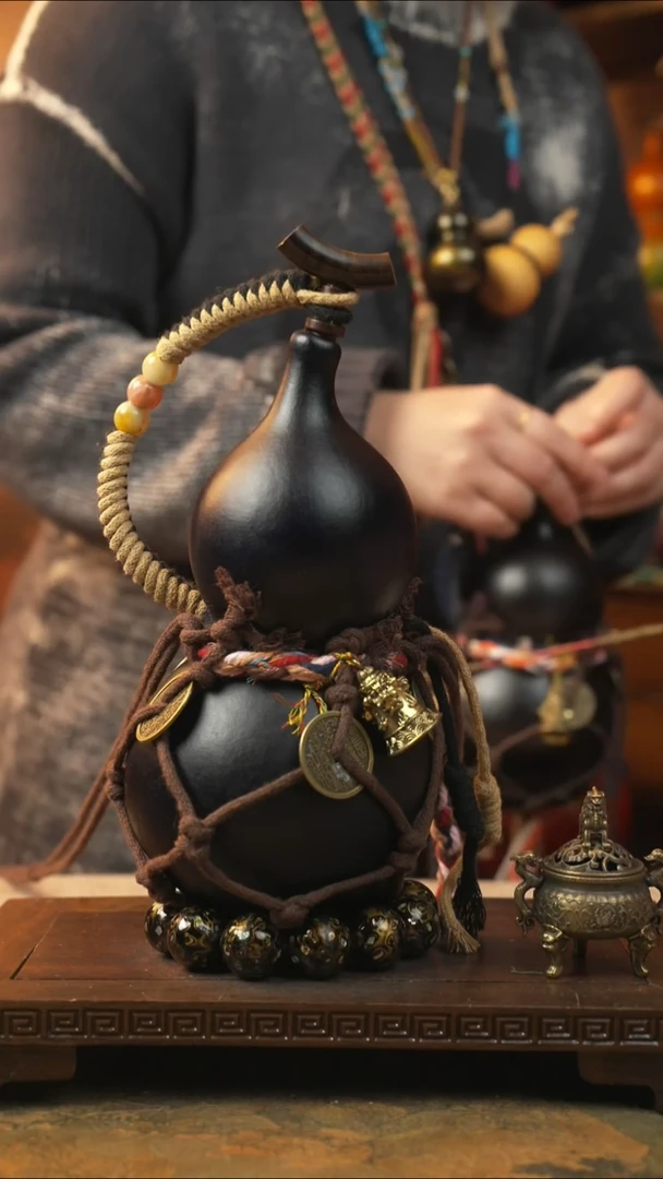 244大漆一物一拍记葫堂出品【不带手串】