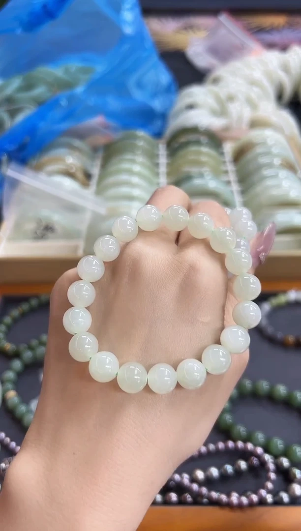 【闪购商品】和田玉手链未镶嵌jjy0119手串