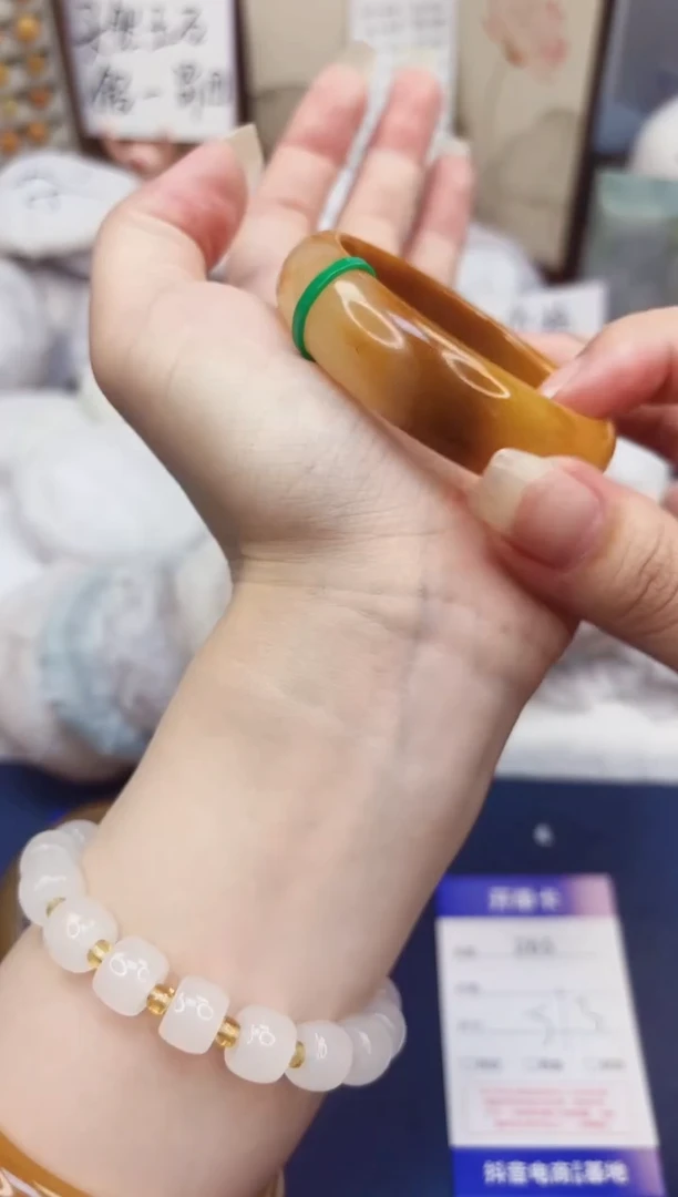 石英质玉手镯未镶嵌265-财气镯-圈口51