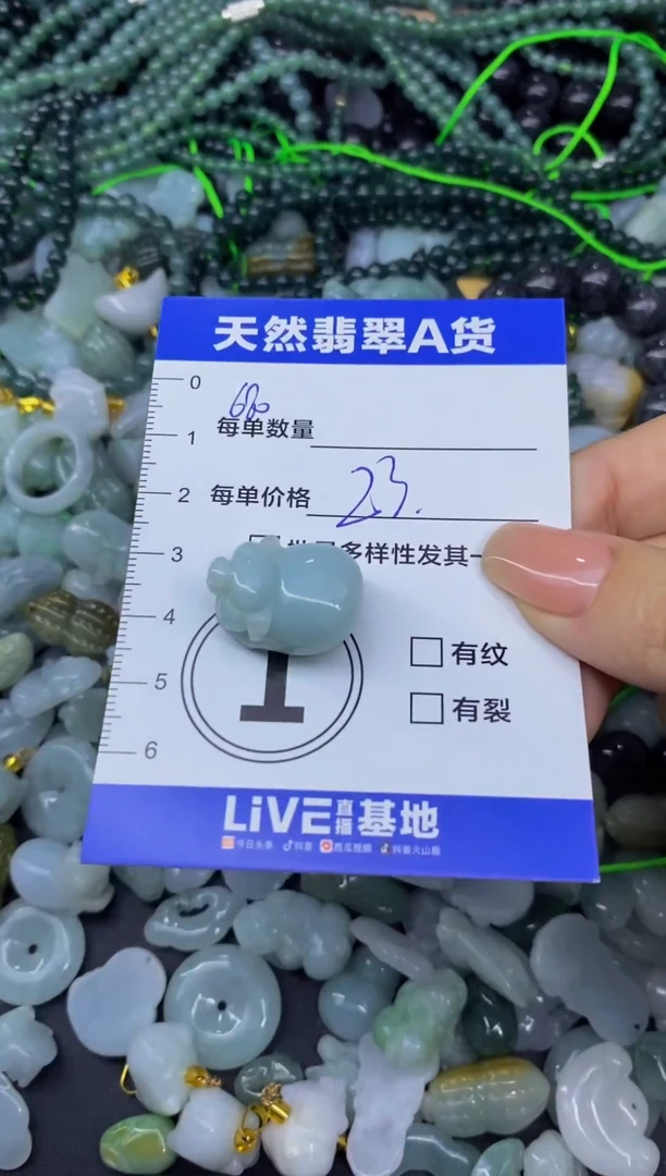 颈饰未镶嵌翡翠天然翡翠A货批量多样性发一件