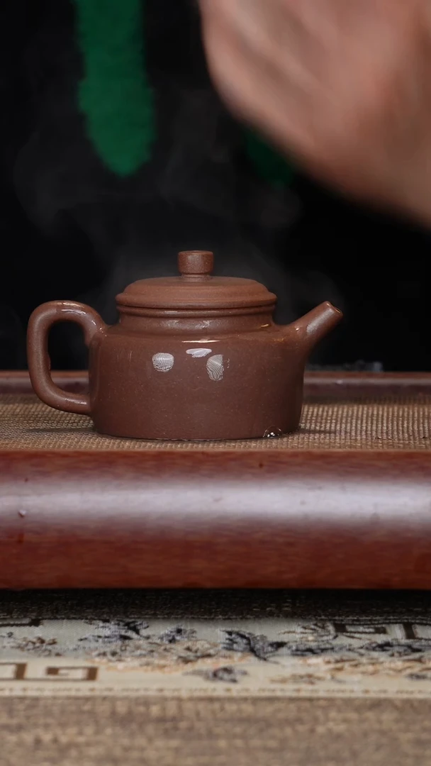 【闪购商品】紫砂茶壶抛光德钟一厂紫泥半手工