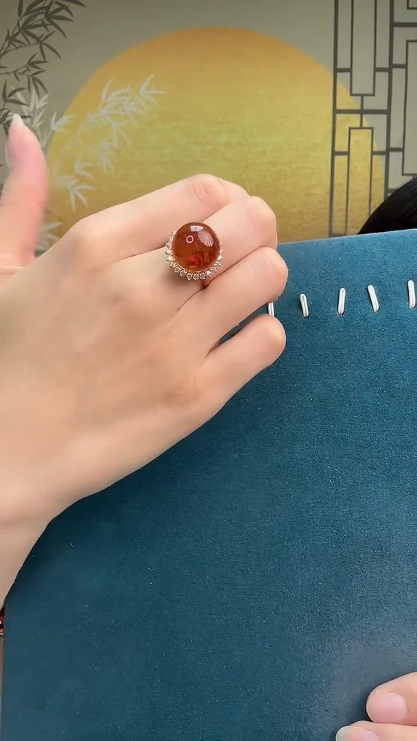 裸石琥珀未镶嵌H1304天然蜜蜡